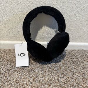 UGG Black Plush Earmuffs